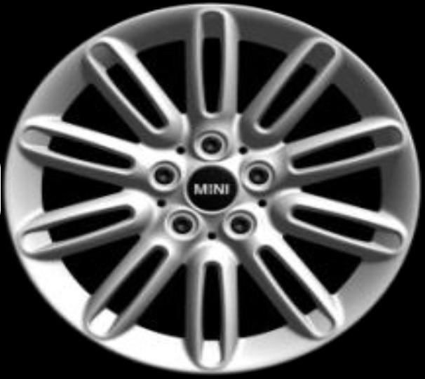 F56 - Wheels 17" alloy wheels Tentacle Spoke silver Front / Rear: 17x7.