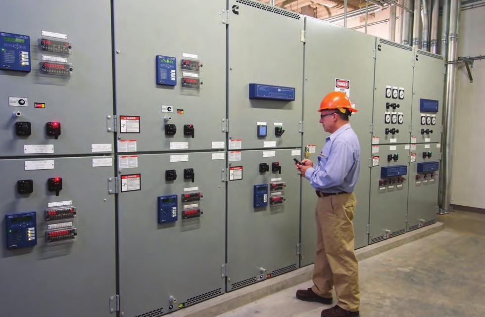 Fully engineered and tested To complement the digital master controller product range Cummins provides switchgear solutions that are available for low and medium voltage systems, which are designed