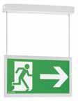 3.1 Emergency lighting exit signs GuideLED Wall Mount Wall Recessed 41mm 56mm 3 88mm GuideLED 10811-20m GuideLED 11811-30m GuideLED 10812-20m GuideLED 11812-30m Order code Description 40071353080