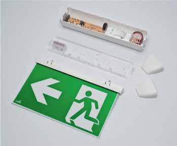 Emergency lighting exit signs Velos 3.2 1 Power Supply Unit Easy to install with no use of special tools required.