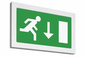 Emergency lighting exit signs Britesign 2 3.6 Ultra low profile design 50.