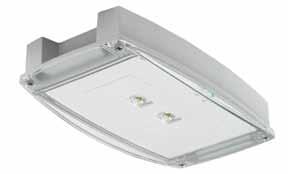 4.3 Outdoor emergency lighting i-p65 4 Versatile multi functional use (escape, open area and exit sign use) Low power consumption reducing cost of ownership Ease of installation, reducing