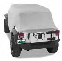 Secures to Jeep with straps that attach to the tub Charcoal 09 COLOR CODE CAnopy COVER