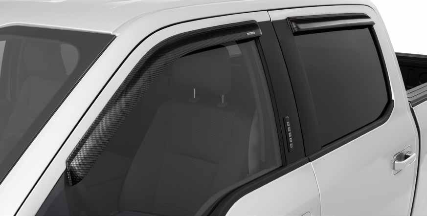 SIDEWIND DEFLECTORS Beat the elements and add some attitude to your Truck, Van or SUV.