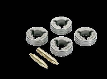DRIVE ROLLS Intermediate Guide Inlet Guide Roll Kit Drive Rolls Millermatic 00/0/0P with Meters ( Drive Roll) Series, A & R- Feeders ( Drive Roll) Wire Diameter Drive Rolls Wire Guide Fraction