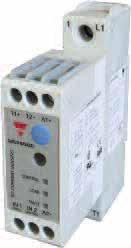 Plug and play RGC1S series Integrated heasink Partial load failure detection 1/6 Ratings up to 600VAC, 85AAC @ 40 C (104 F) I 2 t up to 18,000A 2 s 4-32VDC control range Integrated