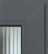 The elegant, sturdy door leaf The slimline tubular frame construction made of aluminium extrusions has an elegant appearance.