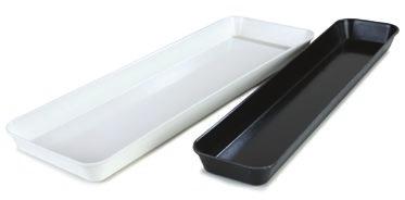 SPECIALTY TRAYS Carlisle offers a broad assortment of shapes, and colors to ensure all your tray needs are met.