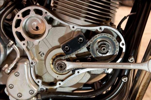 Note: Check the Valve clearance when the engine is cold or at room temperature. Checking and adjusting the valves is something required every two years by Norton UK.