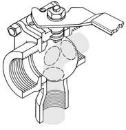 The Diverter Ball Valve is available with two different porting configurations.