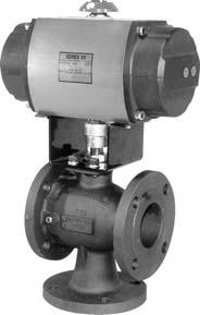 Series D51: A Simple, Dependable Way to Divert Flow to Two Pipe Lines with Tight Shutoff to Either Line Worcester s Series D51 is a standardized line of flanged diverter ball valves in sizes 2", 3",