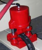 Grounding the abrasive nozzle to the cabinet is also advisable to prevent static from building up in the blast nozzle.