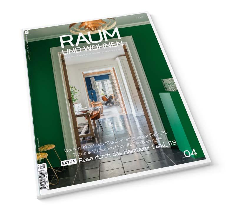 Media information 2018 RAUM UND WOHNEN interprets «living» as an important component of our culture.