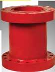 Adapter flanges, spools, and