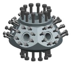 Full forged steel fracture head is customized by pressure resistance, erosion
