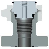 These adapters are equipped in various sizes with operating pressure