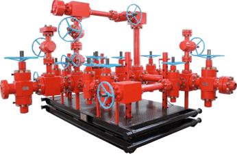 CHOKE MANIFOLD Product purpose: The choke manifold is to command the well kick and control the pressure of oil and gas in the well.