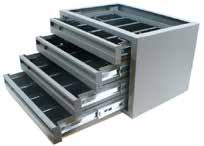 75 H Shelf Lip Steel 4 Drawer Cabinet 42 W Floor Angle/Shelf Lip 20 W x 12 H x 13.5 D Heavy-duty 40# ball bearing slides.