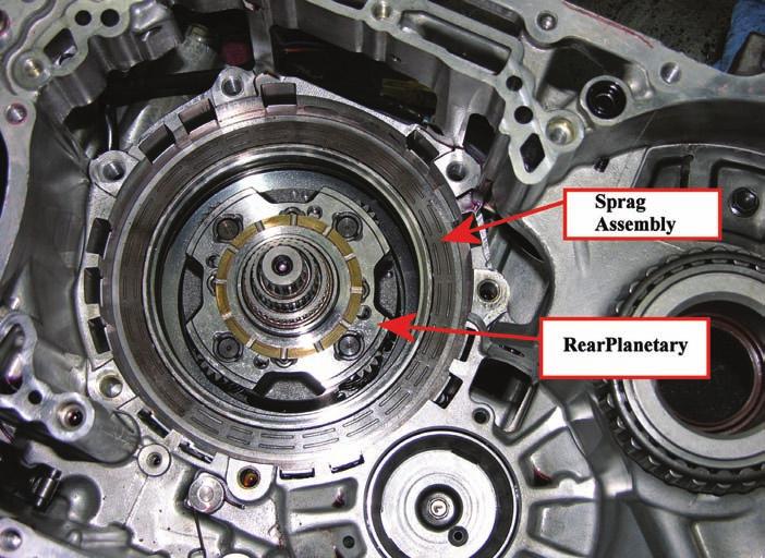 A Look Inside the 6-Speed Volkswagen Automatic; Part 2 for the B2 clutch is the last piece you can remove, by carefully applying air pressure from the valve body side of the case.