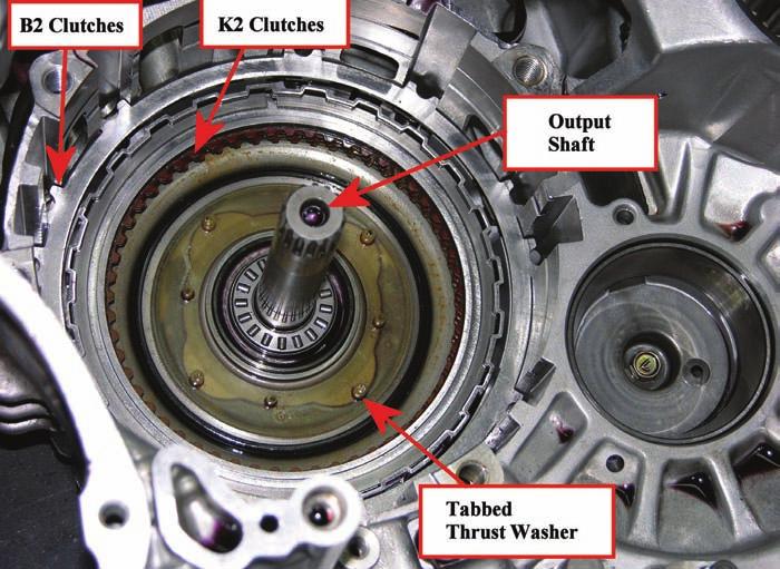 Install the B2 clutches and the K2 clutch-and-drum assembly (Figure 6). Install the sun gear shaft (not shown).