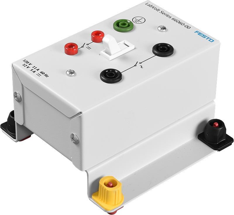 AC/DC Wall Switch 66060-00 The AC/DC Wall Switch consists of an ac/dc toggle switch for turning power on or off to any electrical device connected to the module terminals.