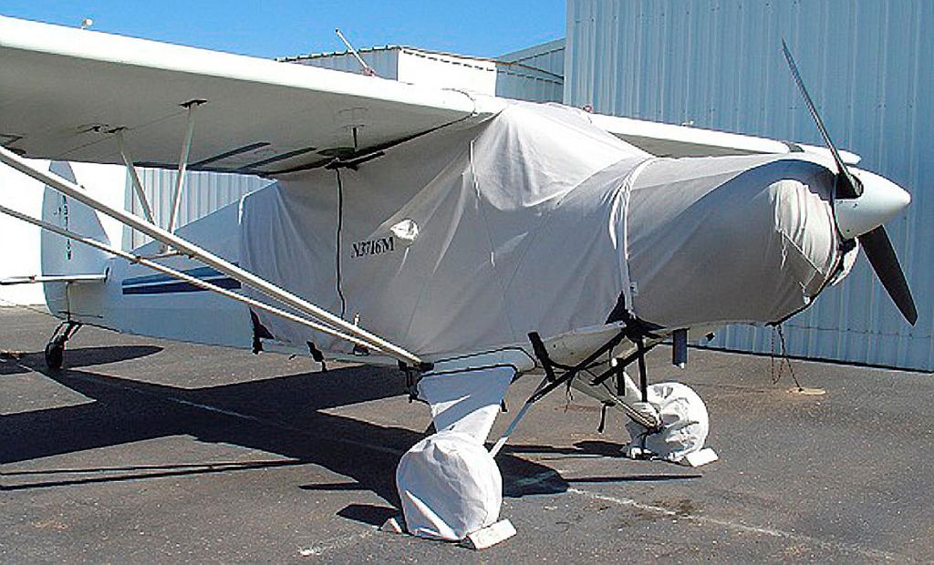 PA-12 Super Cruiser Over-Top Canopy Cover, aft