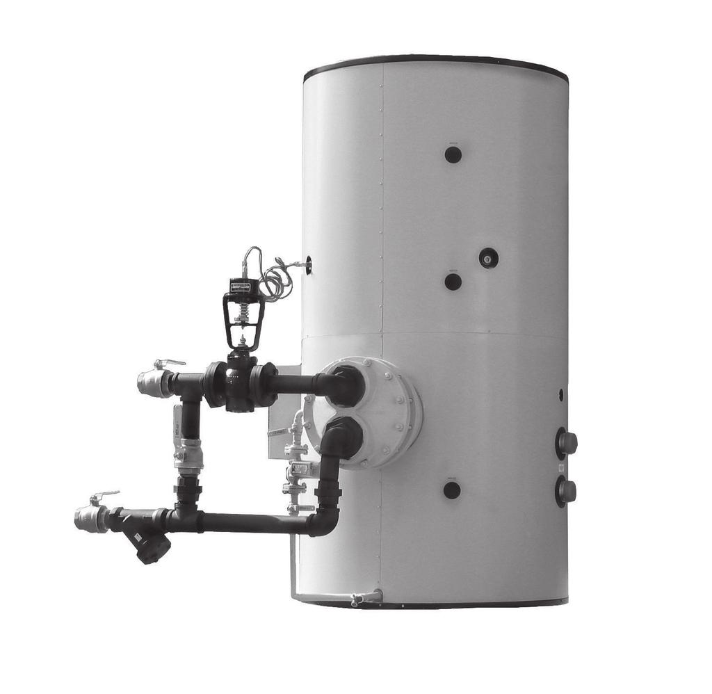 Horizontal or Vertical Jacketed & Insulated Hot Water Generator Systems Water to Water to Water Lochinvar s Hot Water Generator Systems are ideal when boiler capacity is sufficiently sized to cover