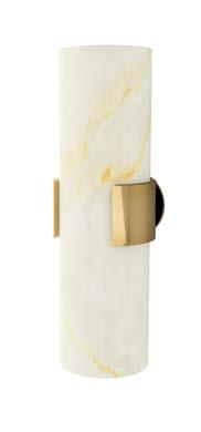 eden AP015 wall ta ble suspension The Eden wall lamp is a fine piece crafted with metal details in a tubular alabaster shape.