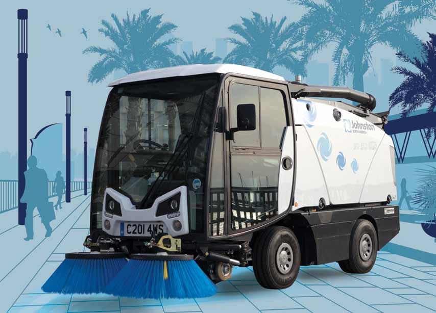 Small and perfectly formed ISO 9001 Certificate No. FM 83396 ISO 14001 Certificate No. EMS 533329 The Johnston C201 compact sweeper is the latest evolution of Johnston s class leading compact design.