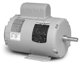 FARM DUTY MOTORS Instant reversing, single phase, TEFC, foot mounted 1/3 thru 1 IP44 163 Information High starting torque Electrically designed for optimal performance in instant reversing