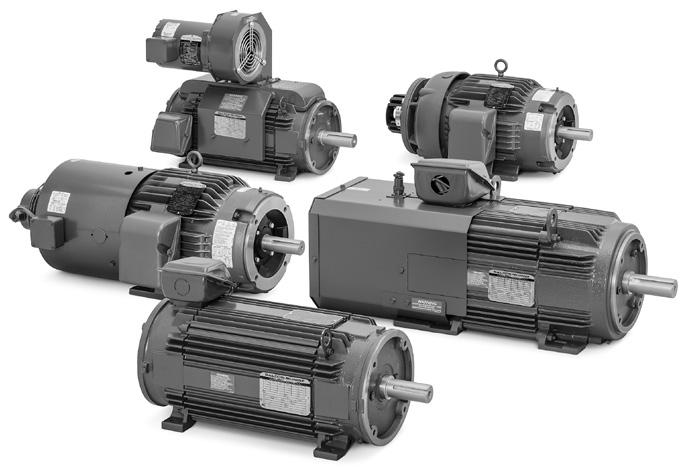 INVERTER AND VECTOR MOTORS Inverter and vector motors Baldor-Reliance variable speed motors are specifically designed for variable speed control.