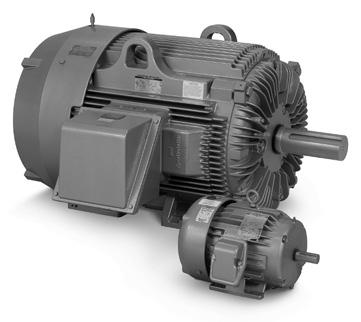 SEVERE DUTY MOTORS Crusher motors, three phase, TEFC, 460 volt, foot mounted 5 thru 400 IP55 57 Information High torque Design A, exceeds Design C torques 1.25 SF up to 100, 1.