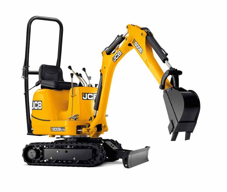 8008 COMPACT EXCAVATOR. 1. Tubular and box boom protects hoses either by enclosing them of routing them over the top for better visibility. 1 2.
