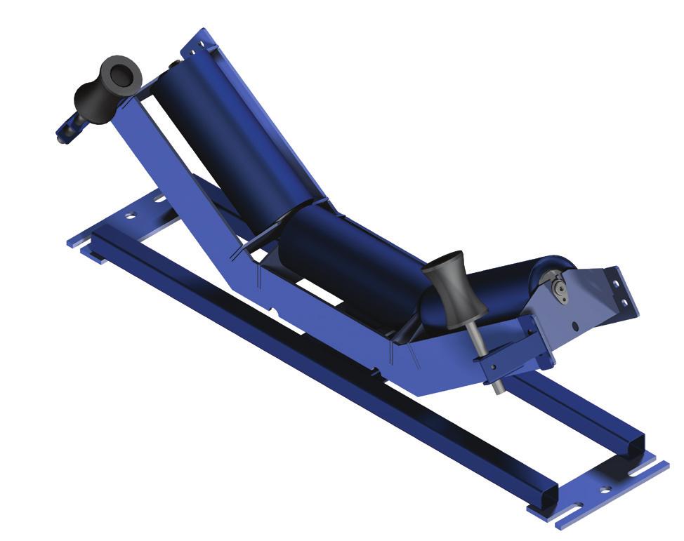 Idler Types SELF-ALIGNING Training assist in training the belt and protect belt edges from damage caused by misalignment Normal Troughing that are well designed and properly installed are the means