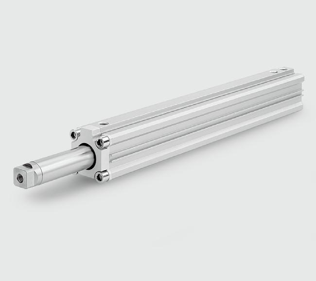 Position ylinder Series ø, ø, ø, ø Provides intermediate stop mechanism 2-stage stroke enabled with a small increase in length Overall length of cylinder tube DQ2 Full stroke First-stage stroke