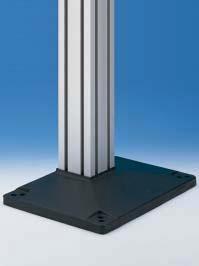 Floor Mounting Pedestal Bases mk Pedestal Bases ensure a stable platform for heavy machien frames, gantries and stands.