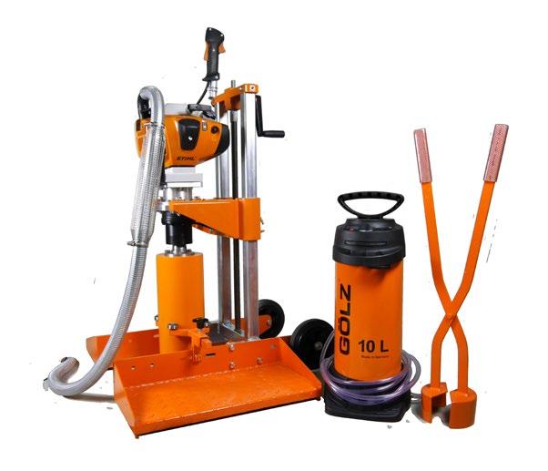 KB200 Core drilling machine Core drilling machine KB200 Specially designed for taking core samples from roads or installing barrier posts