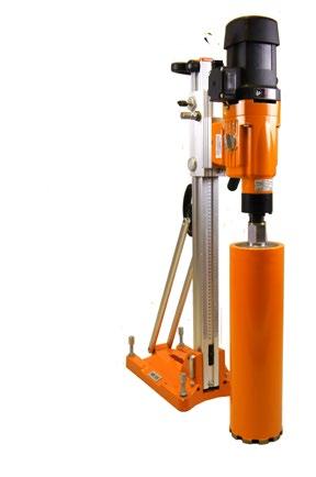 DS250S Core drilling machine Core drilling machine KB125 Reliable core drilling machine for all installation holes for heating, air condition and ventilation, electric and water installations up to Ø