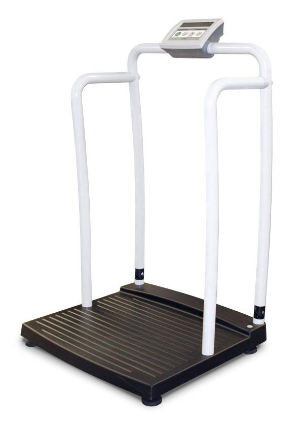 Handrail Scale Digital Handrail Scale offers faster, more accurate weighing. High quality, feature rich scales are designed to work in all medical and fitness applications.