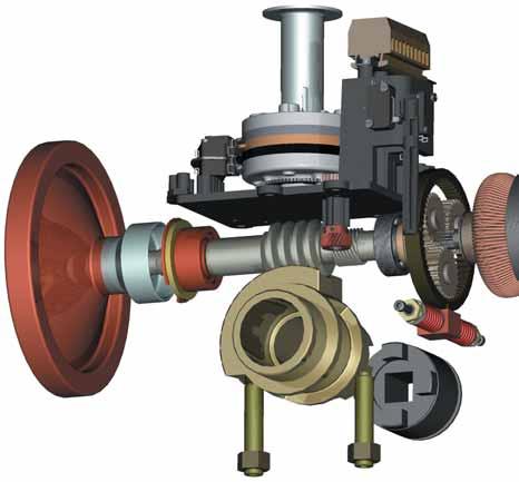 TRANSMISSION GEARS The gear drive system is composed of 2 reduction stages : The first stage, driven directly by a pinion on the motor drive shaft, is a planetary system.