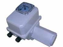 Model OA Small direct quarter turn actuator for torques lower than 150 N.