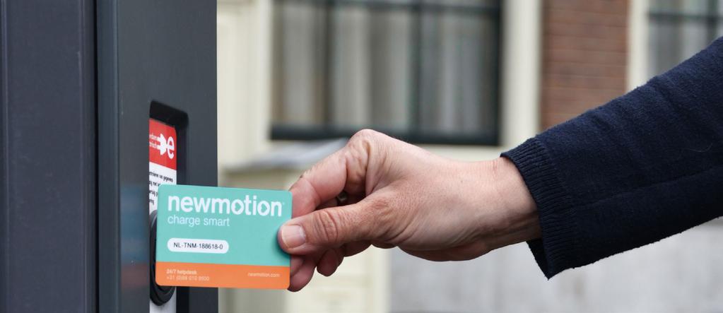 NewMotion Charge Card Charge on the road without any hassle.
