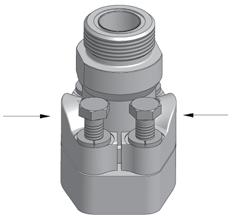 General Information FLOW NEEDLE & CHECK VALVES HYDRAULIC BALL VALVES PRESSURE RATINGS OF SAE Push the flange clamps towards the flange head and screw fasteners into flange pad.