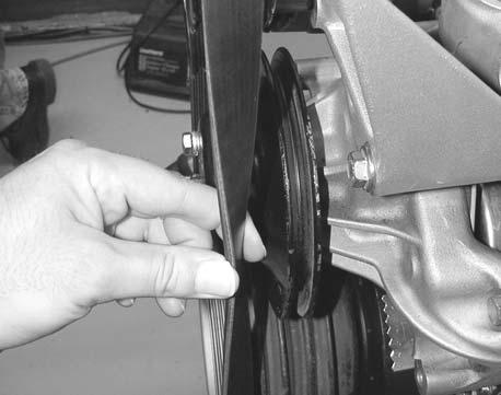 11. Supercharger and Accessory Drive Belts: A. Standard drive kits will require you to install your accessory drive belts prior to installing the supercharger drive belt.