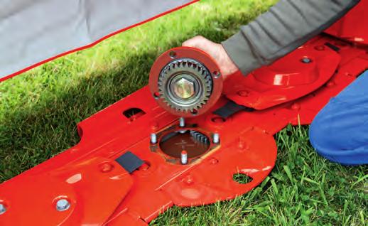 TAKE A CLOSER LOOK AT DECADES OF PROVEN RELIABILITY Some disc mowers may look like a Kuhn from the outside. However, it's what is on the inside that counts.