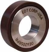 impact locations (choose bearing material based on environment) Advantages of Radial Poly-Round bearings Eliminate product contamination from grease or rust Extend maintenance cycles for lower cost
