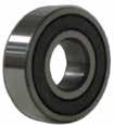 bearing with standard (food grade) grease Stainless ball bearing with white (polymer-based) solid lubricant FOR DESIGN ASSISTANCE Complete a Bearing Design Checklist (BDC).