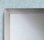 Therefore, Bobrick will not accept returns of tempered glass mirrors with random distortion or markings.