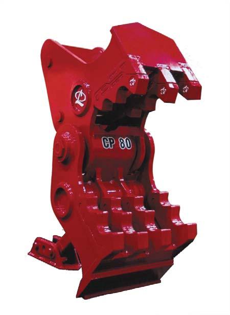 SERIES CP LABOUNTY HYDRAULIC ATTACHMENTS CONCRETE PULVERIZERS CONCRETE PULVERIZER MODEL CP MINIMAL INVESTMENT - MAXIMUM CRUSHING Concrete Pulverizers are designed for quiet, controlled demolition and