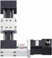 Compact structure, variable lead screw pitches Stepper motors with/without encoder From page 1298 Electrical components and accessories Stepper and DC